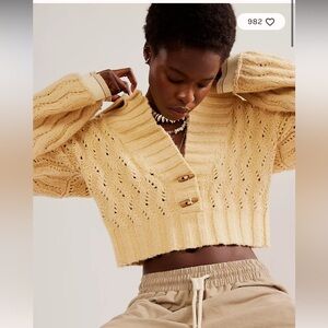 Free People Day By Day Pullover Sweater Size L